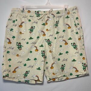 Denim & Flower  “Lucky” ☘️🌈 Shorts Size 35